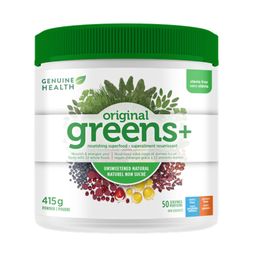 Genuine Health Greens+ Original Unsweetened Stevia Free