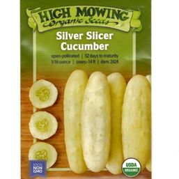 High Mowing Organic Seeds Seeds - Cucumber, Silver Slicer