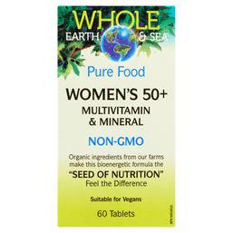 Whole Earth & Sea Pure Food Women's 50+ Multivitamin & Mineral