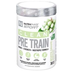 Nutraphase Sport Clean Pre Train - White Grape
