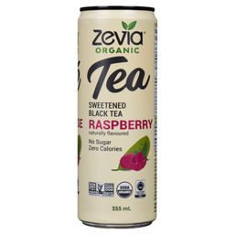 Zevia Organic Tea - Sweetened Black Tea Raspberry