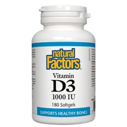 Natural Factors Vitamin D3 1000IU