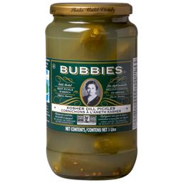 Bubbies Kosher Dill Pickles