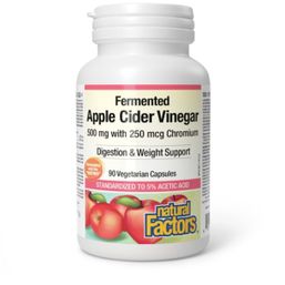 Natural Factors Fermented Apple Cider Vinegar with Chromium