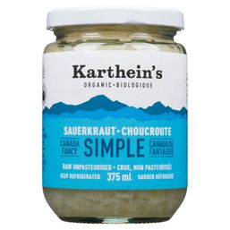 Karthein's Organic Raw Unpasteurized Sauerkraut - Simple
