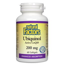 Natural Factors Ubiquinol Active CoQ10 - 200 mg