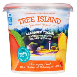 Tree Island Yogurt Grass-Fed Yogurt - Okanagan Peach