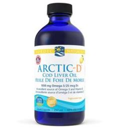 Nordic Naturals Arctic-D Cod Liver Oil Lemon
