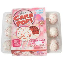 Olivia's Cake Pops Cake Pops Red Velvet, 6 Pack
