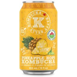 Happy Belly Kombucha Kombucha - Pineapple Hops