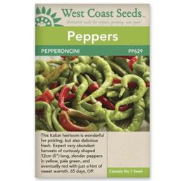 West Coast Seeds Seeds - Pepperoncini Pepper