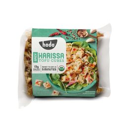 Hodo Soy Tofu Cubes - Spicy Harissa