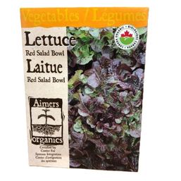 Aimers Organics Red Salad Bowl Lettuce