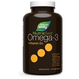 Nature's Way NutraSea - Omega-3 - Mint 1,000 IU Vit D, 1,250 mg EPA + DHA