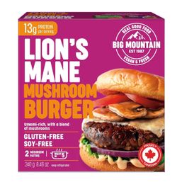 Big Mountain Foods Lion's Mane Mushroom Burgers