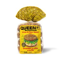 Queen Street Bakery Superfood Bagels - Chia & Flax Seed
