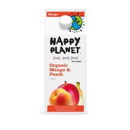 Happy Planet Fresh Juice - Organic Mango & Peach
