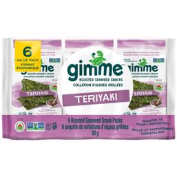 GimMe Roasted Seaweed Snacks - Teriyaki
