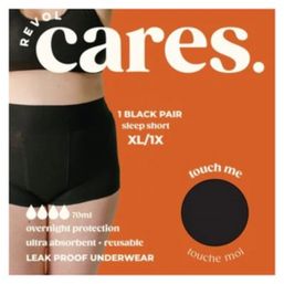 Revol Cares Sleep Short Black XL/1X