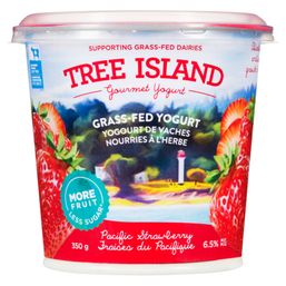 Tree Island Yogurt Grass-Fed Yogurt - Pacific Strawberry