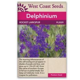West Coast Seeds Seeds - Delphinium, Rocket Larkspur