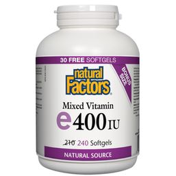Natural Factors Mixed Vitamin E - 400 IU
