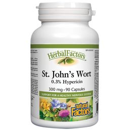 Natural Factors HerbalFactors St. John's Wort - 300 mg