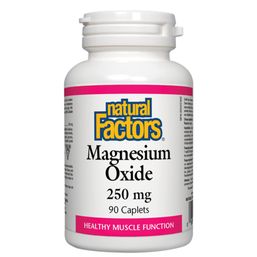 Natural Factors Magnesium Oxide - 250 mg