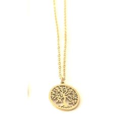 Royce and Oak Tree of Life Necklace Gold