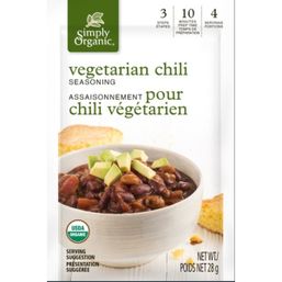Simply Organic Seasoning Mix - Vegetarian Chili