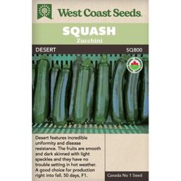West Coast Seeds Seeds - Desert Zucchini