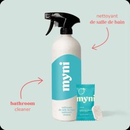 MYNI Bathroom Cleaner Starter Kit (750mL bottle + tab)