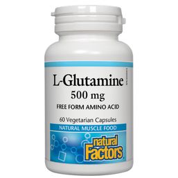 Natural Factors L-Glutamine - 500 mg
