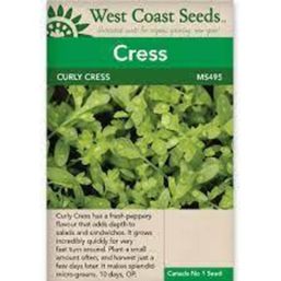 West Coast Seeds Seeds - Curly Cress Peppergrass