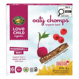 Love Child Organics Oaty Chomps - Raspberry + Beet
