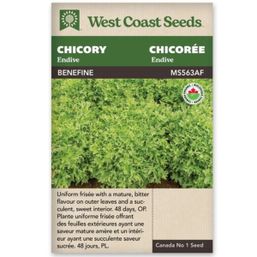 West Coast Seeds Seeds - Benefine Endive Certified Organic