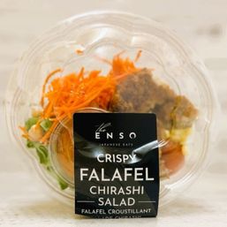 ENSO JAPANESE EATS INC. Crispy Falafel Chirashi Salad