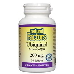 Natural Factors Ubiquinol Active CoQ10 - 200 mg