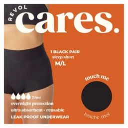 Revol Cares Sleep Short Black M/L