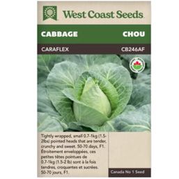 West Coast Seeds Seeds - Caraflex Cabbage Certified Organic
