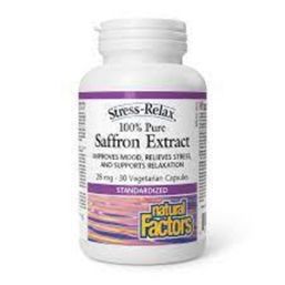Natural Factors Stress Relax Saffron Extract 28mg