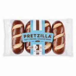 Pretzilla Buns - Sausage - Soft Pretzel