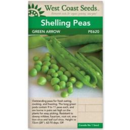 West Coast Seeds Seeds - Green Arrow Peas
