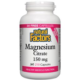 Natural Factors Magnesium Citrate - 150 mg