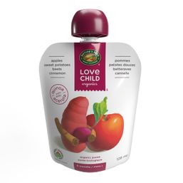 Love Child Organics Organic Puree - Apples Sweet Potatoes Beets Cinnamon 6+ months