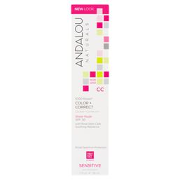 Andalou Naturals 1000 Roses CC Color + Correct SPF 30 Sensitive - Sheer Nude