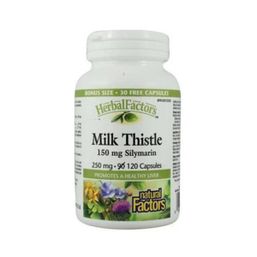 Natural Factors HerbalFactors Milk Thistle - 250 mg