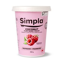 Simpla Raspberry Coconut Yogurt