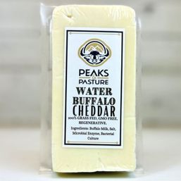Peaks & Pasture Buffalo Cheddar