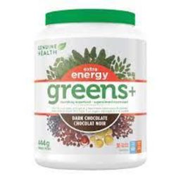 Genuine Health Greens Extra Energy - Dark Chocolate